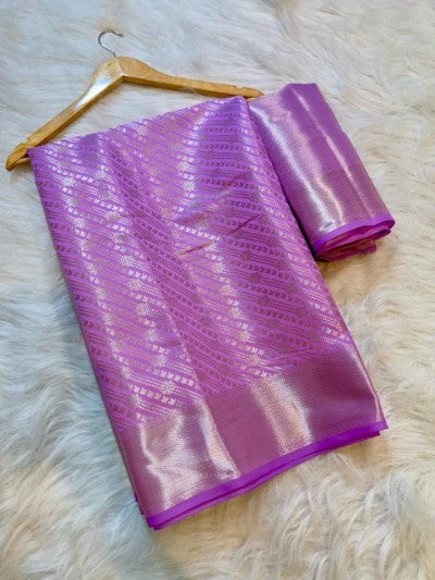 Banarasi Bridal Kanjivaram Tissue Katan Silk Saree