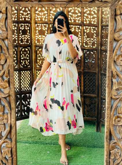Pleated Dress
