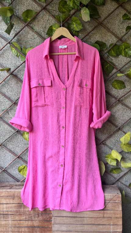 Baby Pink Relaxed Tunic