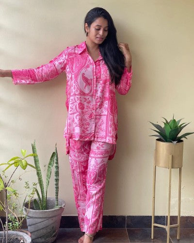 Printed cotton Cord Set