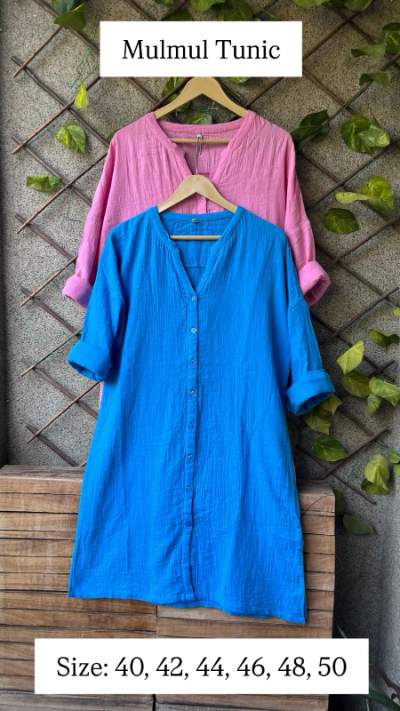 Elegance Mulmul Tunic