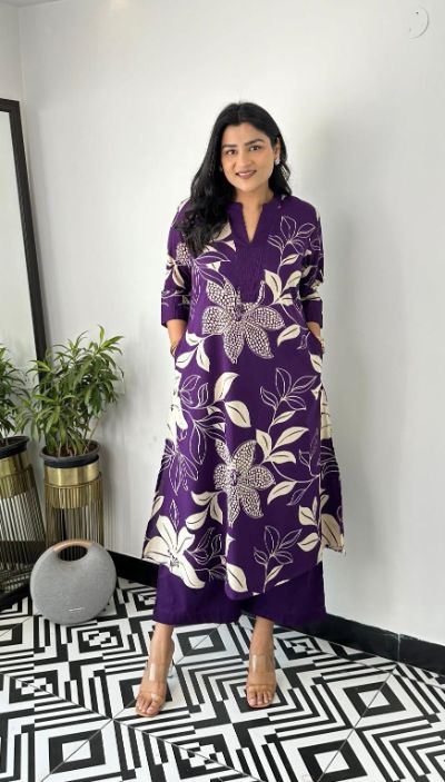 Printed Cotton Co-ord Set