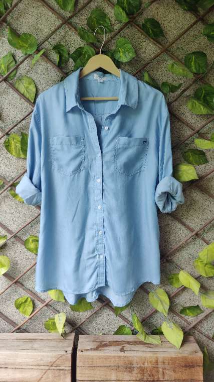 Baggy Style Denim Shirt