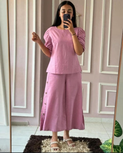 Cotton Top and Palazzo Set
