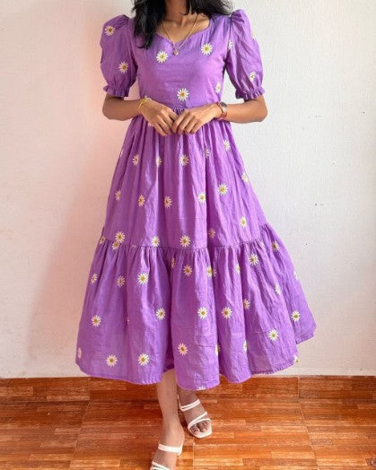 Floral Print Maxi Dress