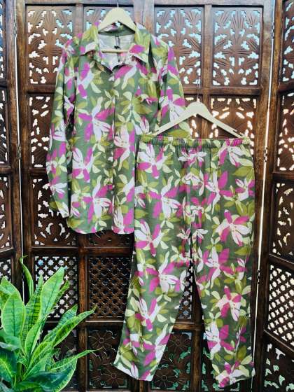 Vibrant Printed Co-set