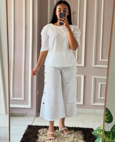 Cotton Top and Palazzo Set