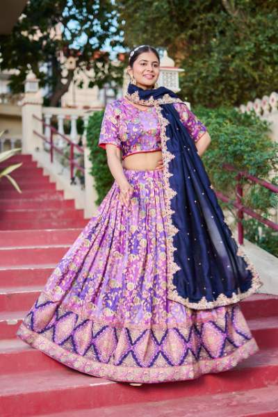 Aaux Georgette Dress with Duppata