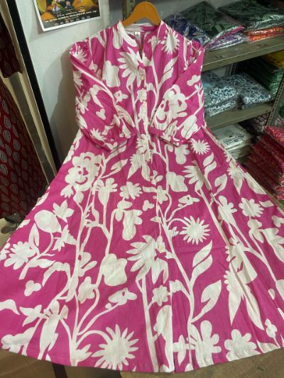 Everyday Floral Print Cotton Dress