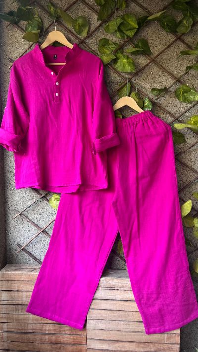 Mulmul Cotton Co-ord Set